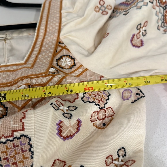 $945 ULLA JOHNSON “Adilah” Embellished Dress - Picture 7 of 8